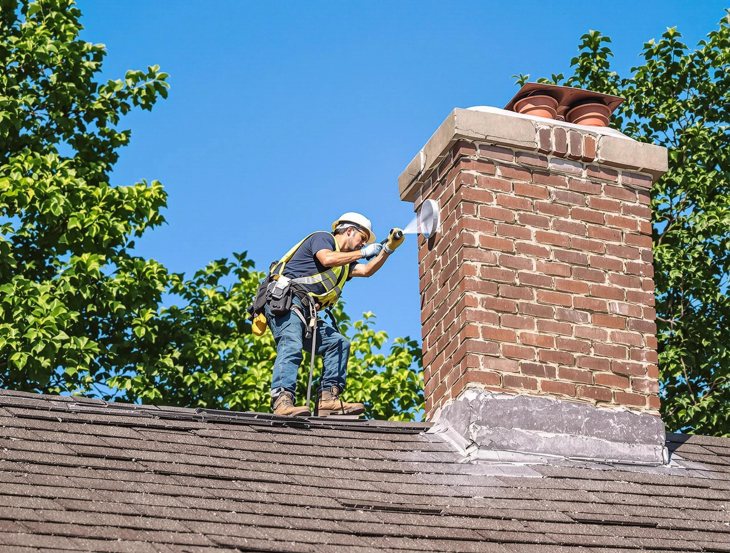 Jersey City Chimney Sweep performing an inspection with advanced tools in Jersey City, NJ