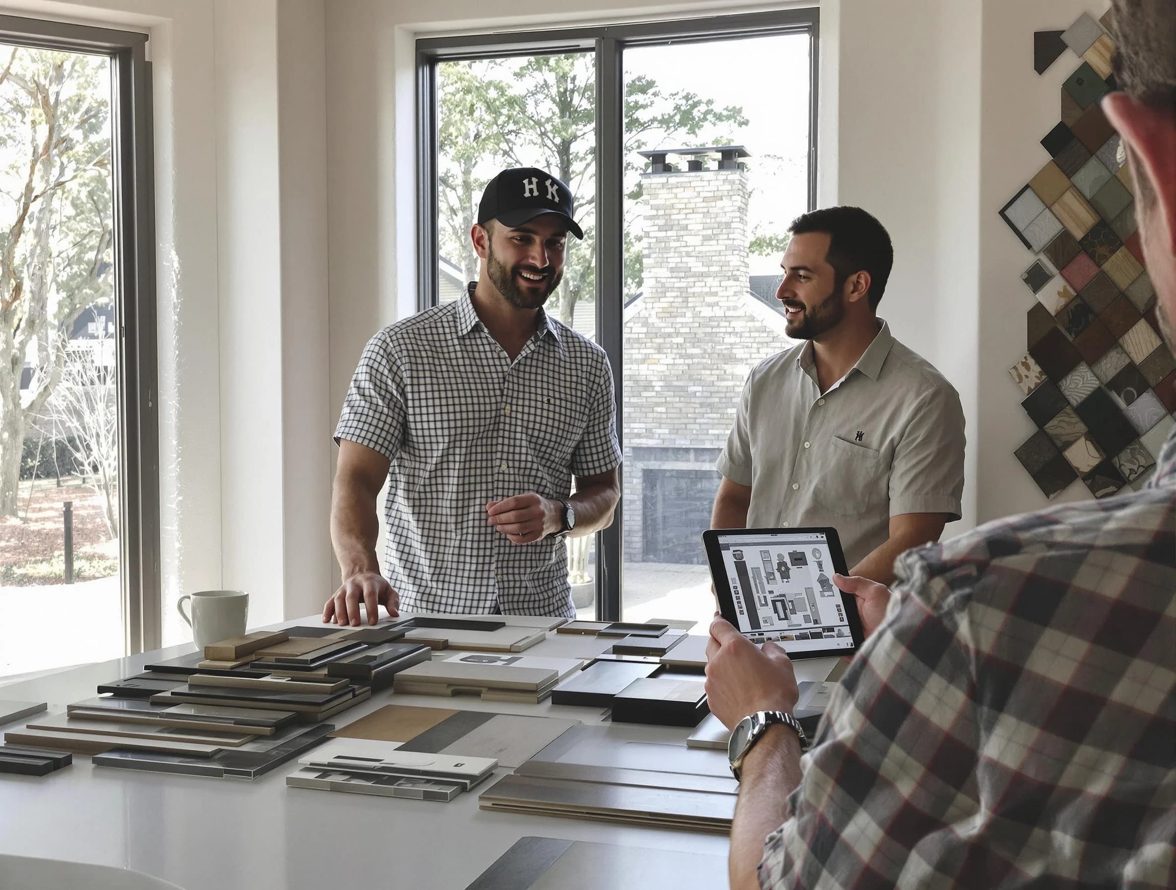 Jersey City Chimney Sweep remodeling a chimney and fireplace in Jersey City, NJ