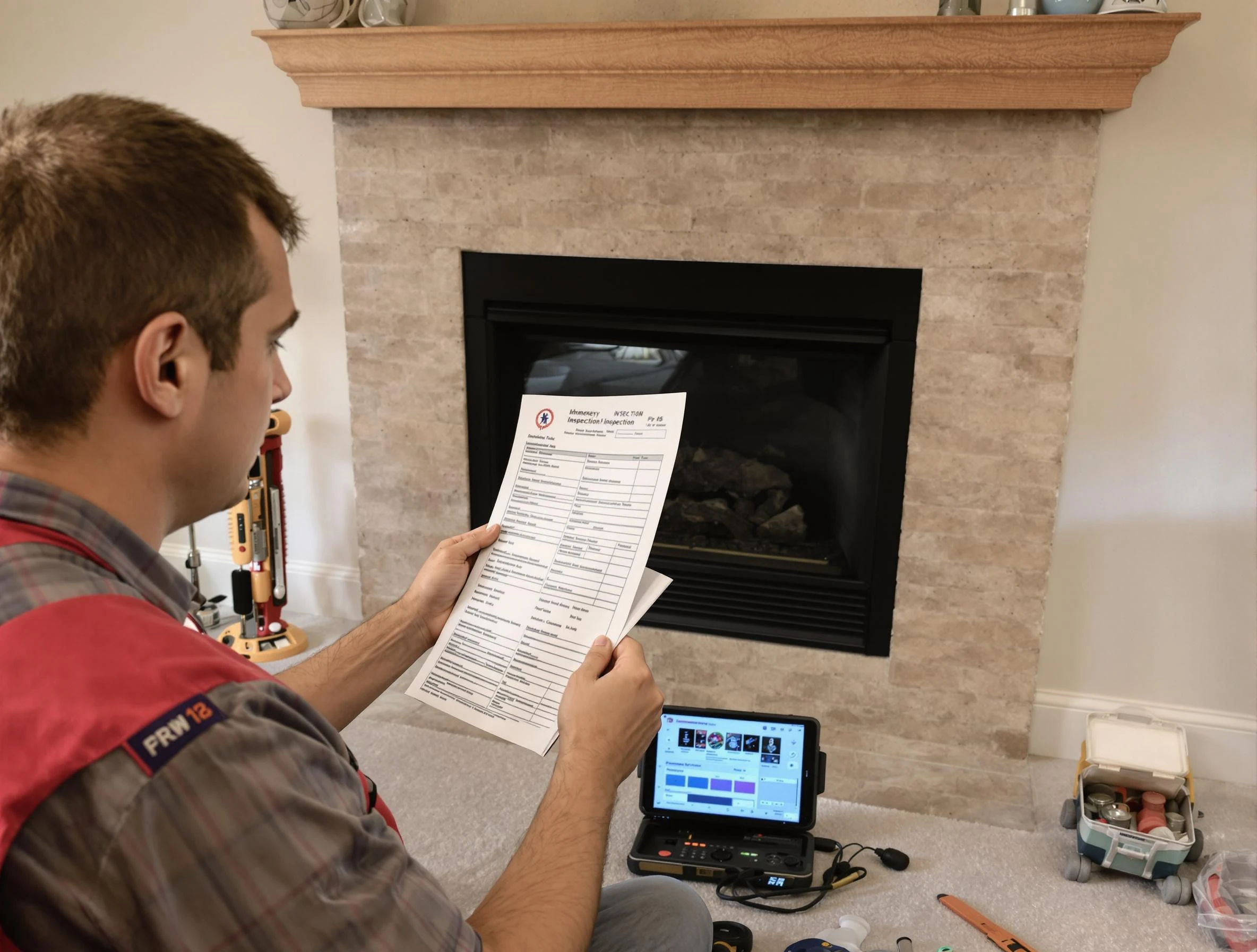 Thorough chimney inspection by Jersey City Chimney Sweep in Jersey City, NJ