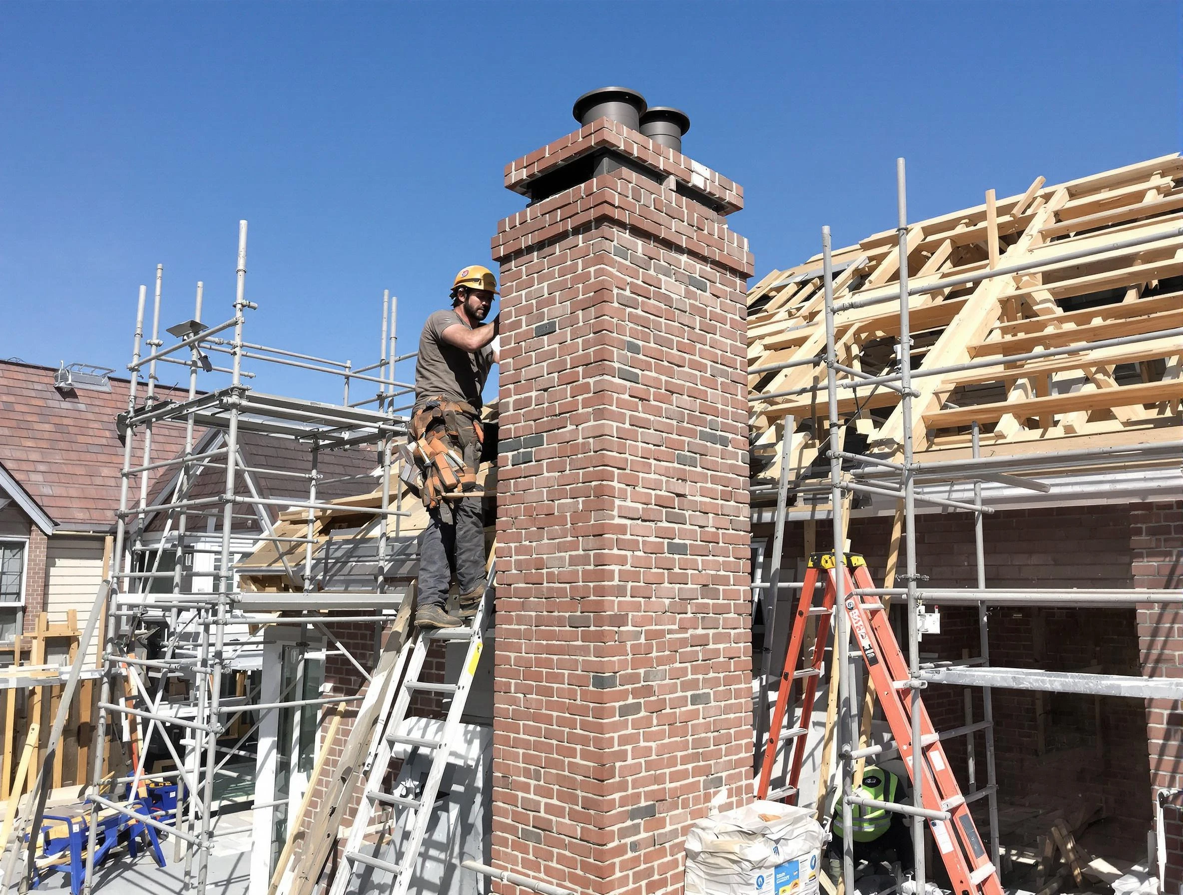 New chimney installation completed by Jersey City Chimney Sweep in Jersey City, NJ